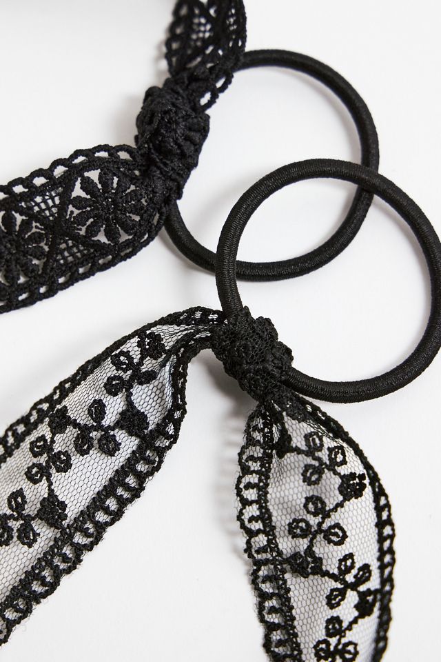 Drop Lace Hair Ties 2-Pack #3