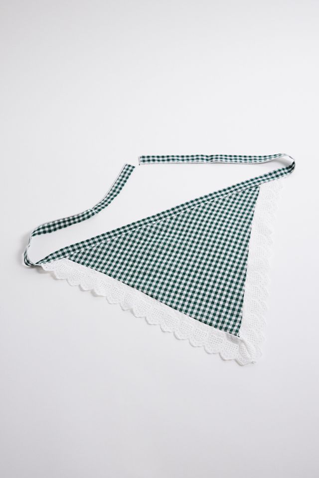 UO Gingham Lace Headscarf #3