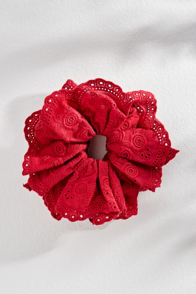 Cotton Lace Scrunchie #1