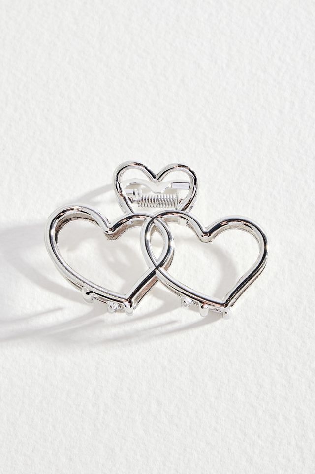 Cut Out Heart Metal Claw Clip #1