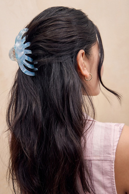 UO Ava Claw Clip - Blue at Urban Outfitters