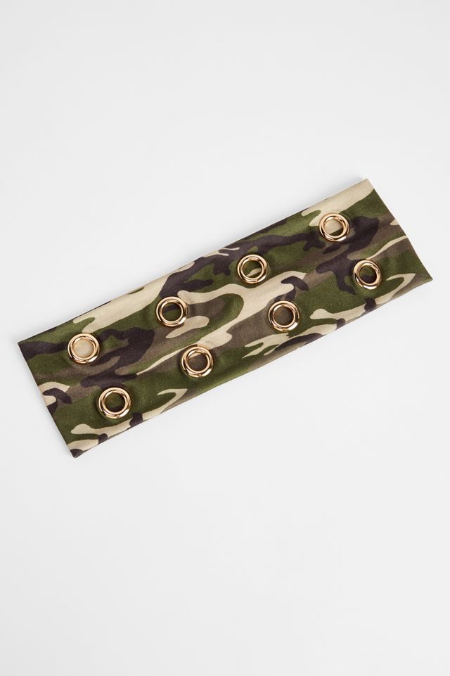 Camouflage Eyelet Headband