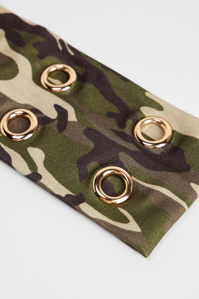 Camouflage Eyelet Headband #1