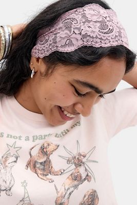 Diadema de Encaje Extra Ancha