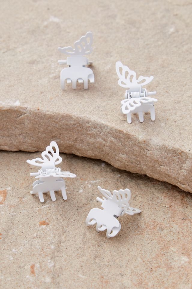 Small Butterfly Hair Clips 4Pack Urban Outfitters UK