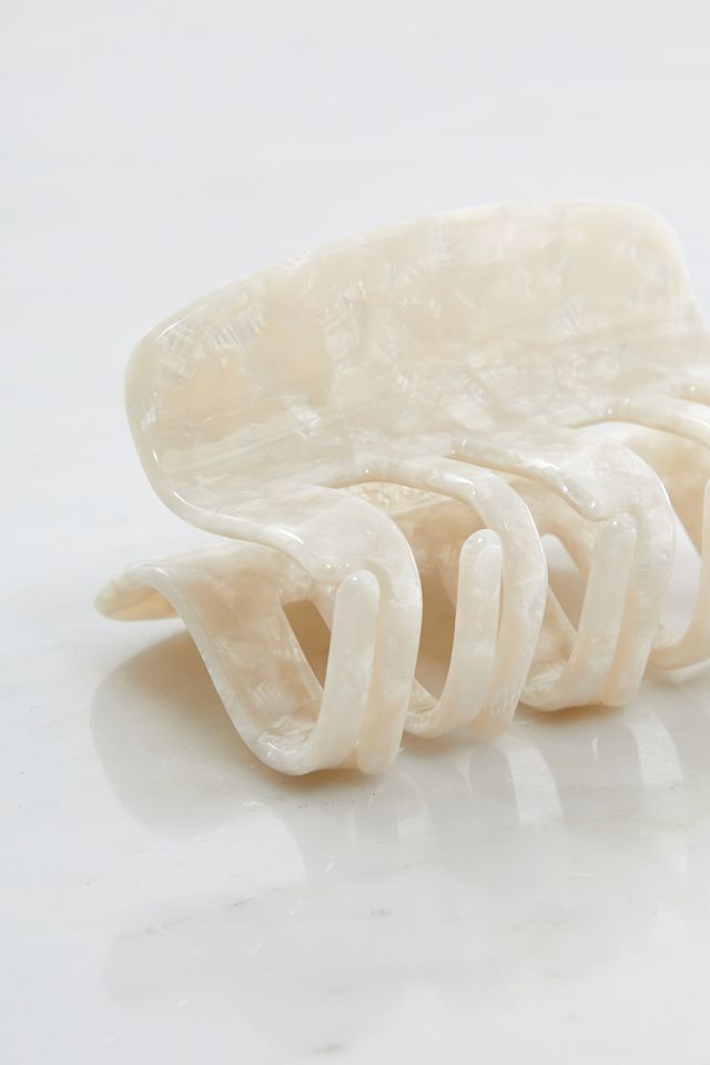 Amber Square Hair Claw Clip #1