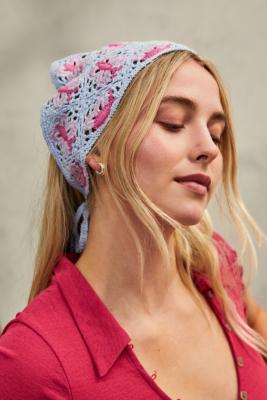 Butterfly Knit Headscarf - Assorted ALL at Urban Outfitters