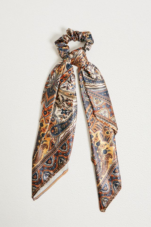 Lana Silk Scarf Scrunchie #1