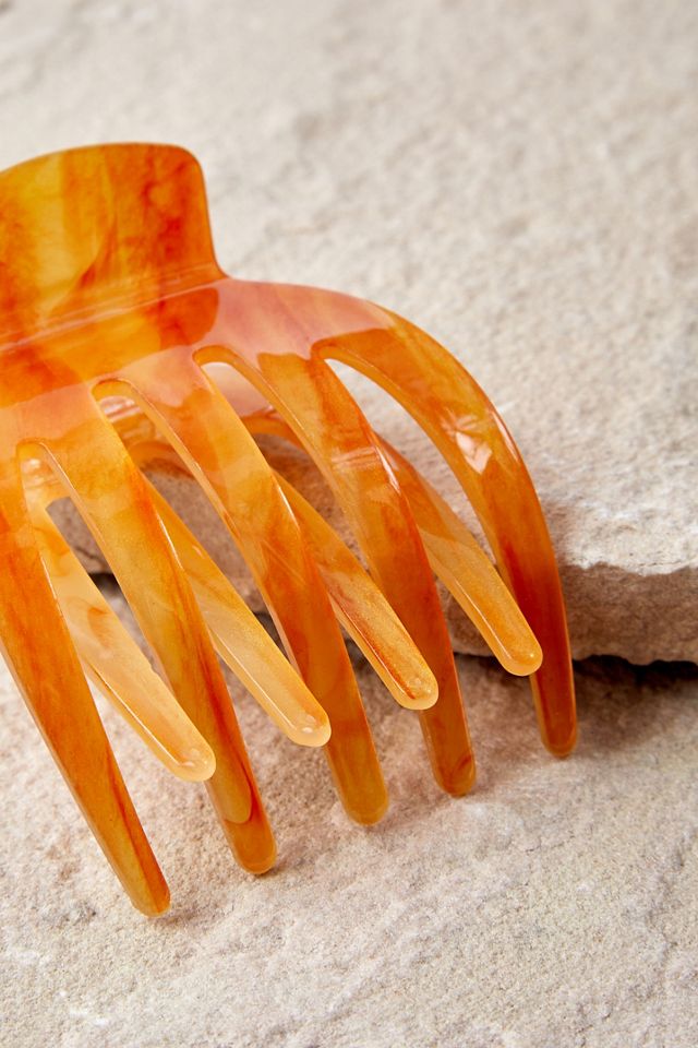 Fermaglio per Capelli a Forma di Artiglio in Marmo Ovale #1