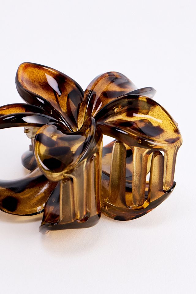 Tort Shell Tropical Flower Claw #1