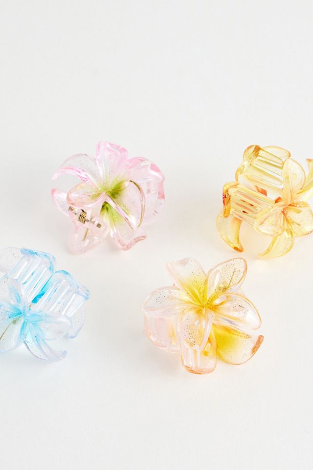 Mini Flower Claw Clips 4-Pack #2