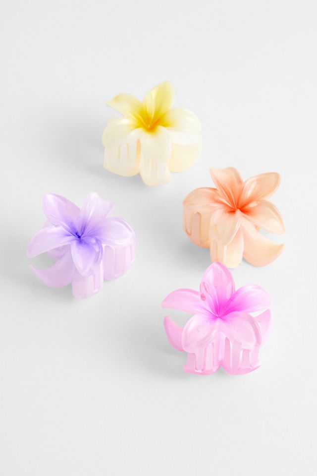 Mini Flower Claw Clips 4-Pack #1