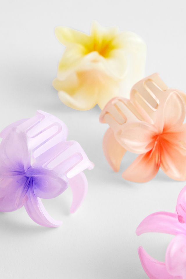 Mini Flower Claw Clips 4-Pack #2