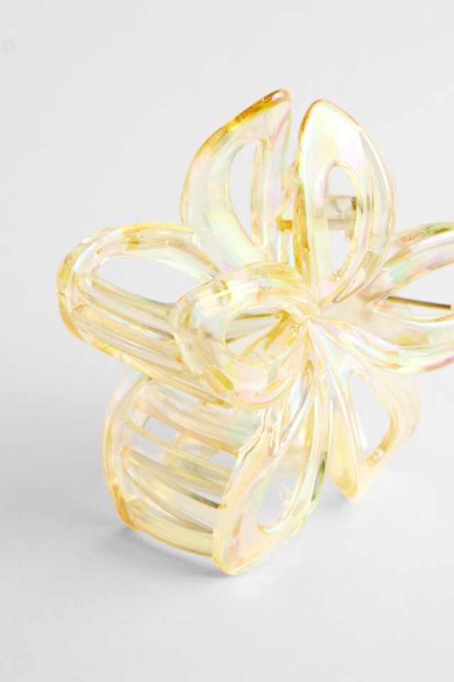 Holographic Tropical Flower Claw Clip #2