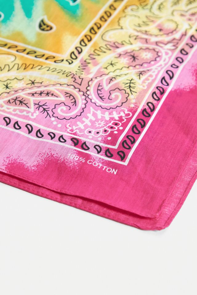 Gebatiktes Bandana im verwirbelten Design #2