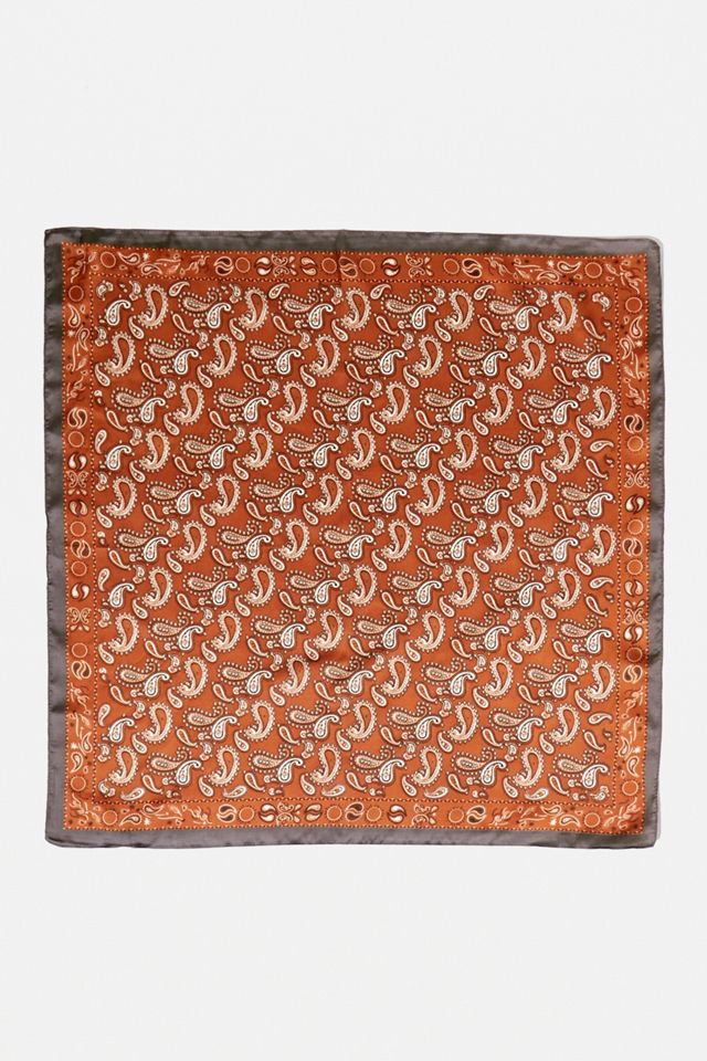 Foulard in Raso con Stampa Paisley #2