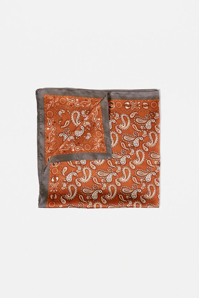 Foulard in Raso con Stampa Paisley #4