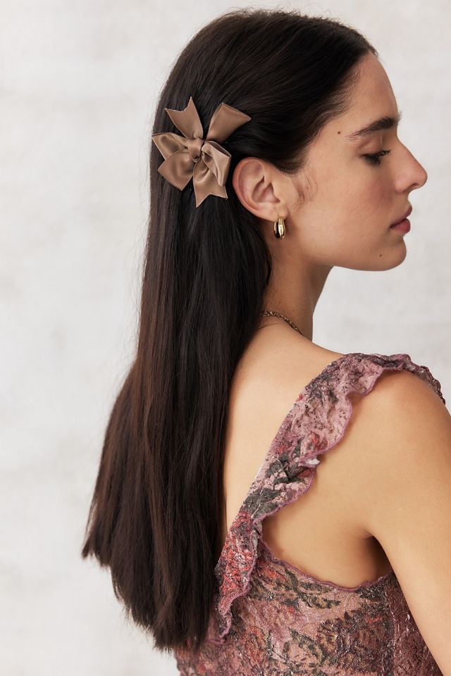 Nina Satin Bow Hair Clips 2-Pack  #1