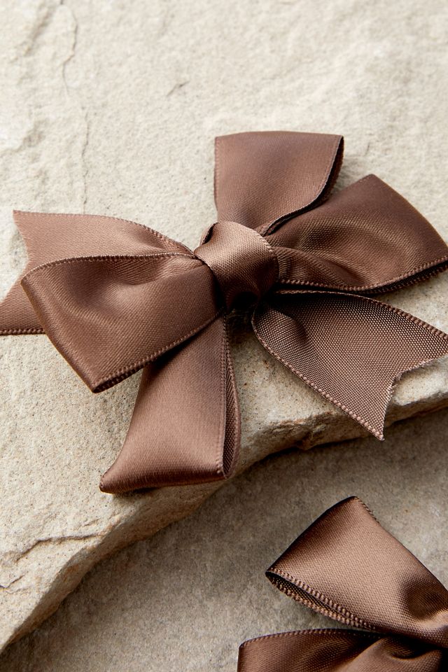 Nina Satin Bow Hair Clips 2-Pack  #2