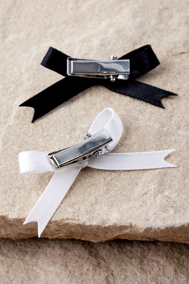 Satin Bow Mini Clips 4-Pack  #3