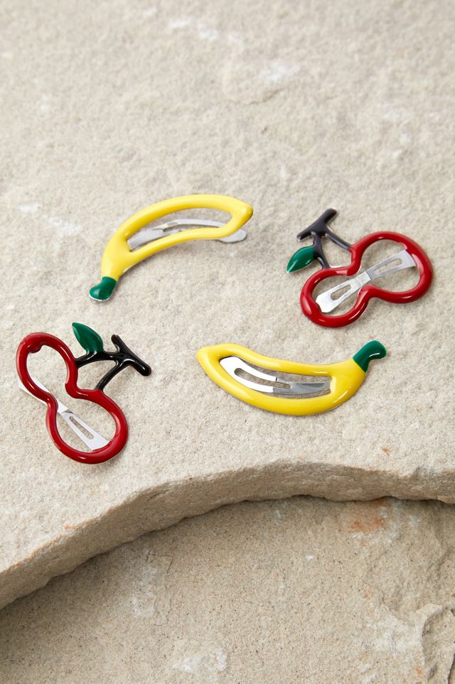 Fruit Snap Clips 4Pack Urban Outfitters UK