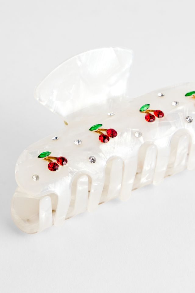 Fermaglio per Capelli a Forma di Artiglio di Ciliegia con Diamanté UO #2