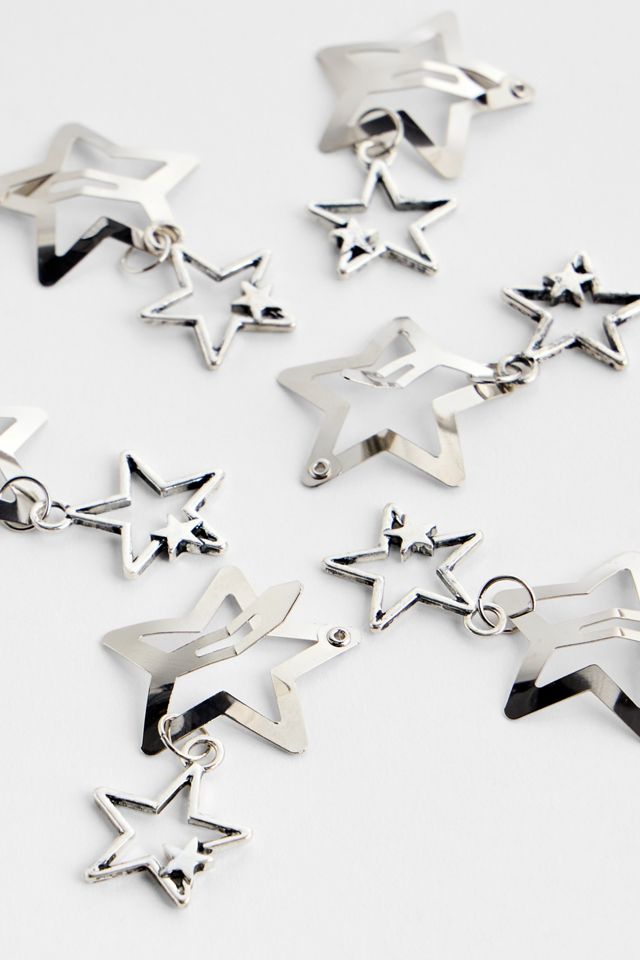 UO Star Charm Snap Clips 6-Pack #1