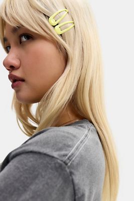 UO Triangle Snap Hair Clips 8-Pack