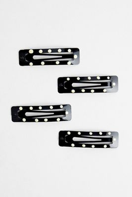 UO Polka Dot Square Snap Hair Clips 4-Pack