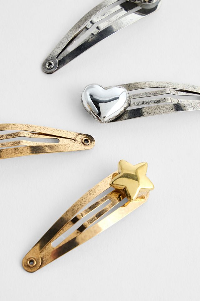 UO Heart & Star Snap Hair Clips 6-Pack #2