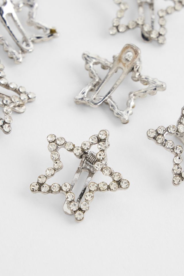 UO Diamanté Star Snap Hair Clips #2