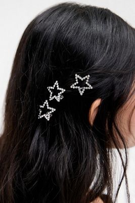 Pinces à cheveux en étoile avec diamants UO
