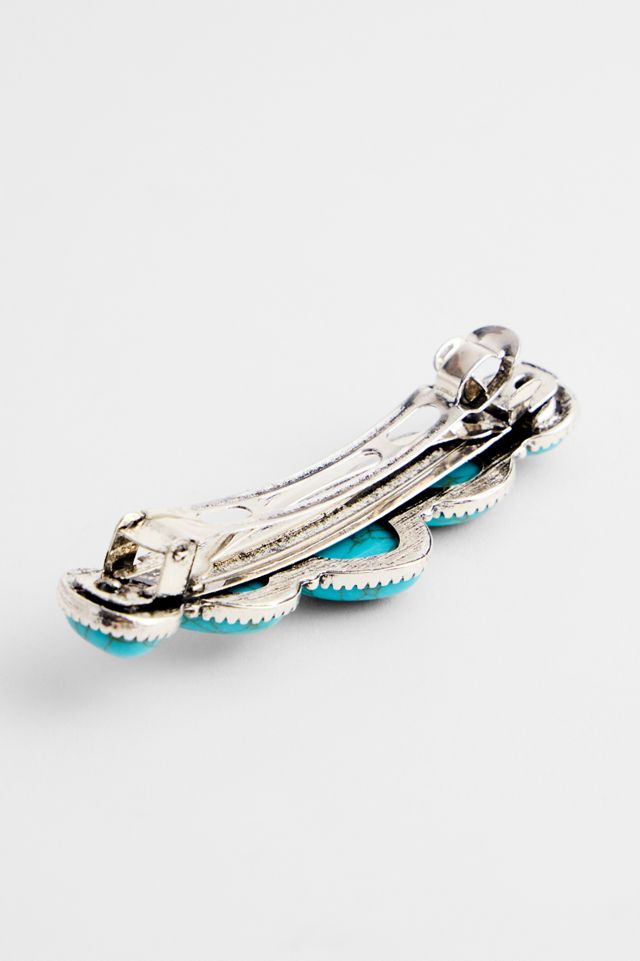 UO Turquoise Stone Hair Slide #3