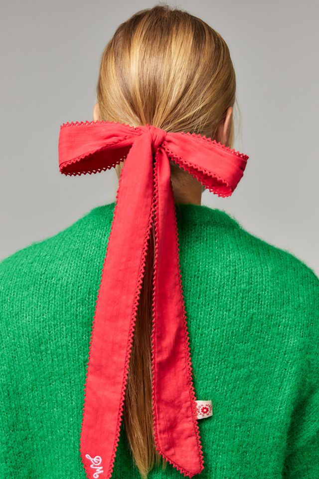 Damson Madder Bow Hair Tie #1