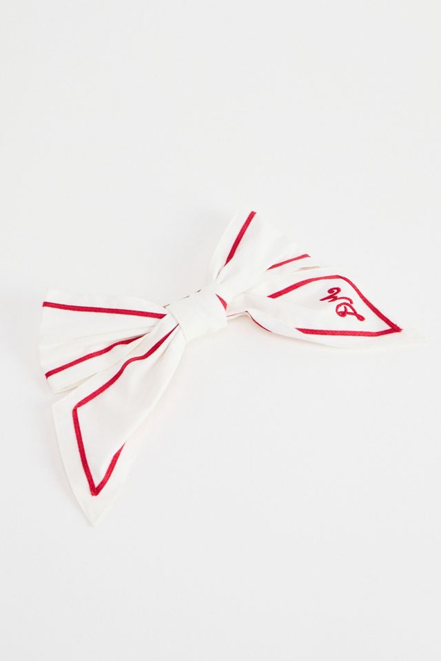 Damson Madder Sailor Bow Clip #1