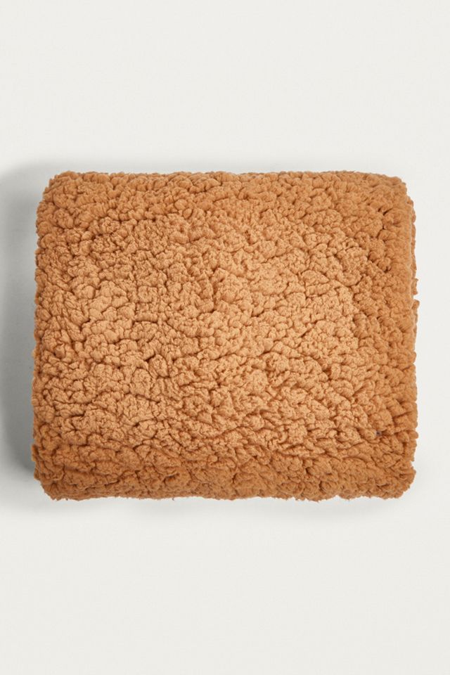 Sherpa Brown Fleece Scarf #2