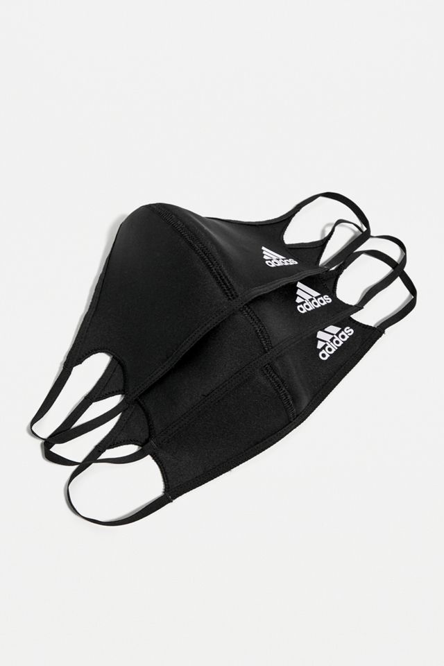 adidas Black Face Mask 3-Pack | Urban Outfitters UK