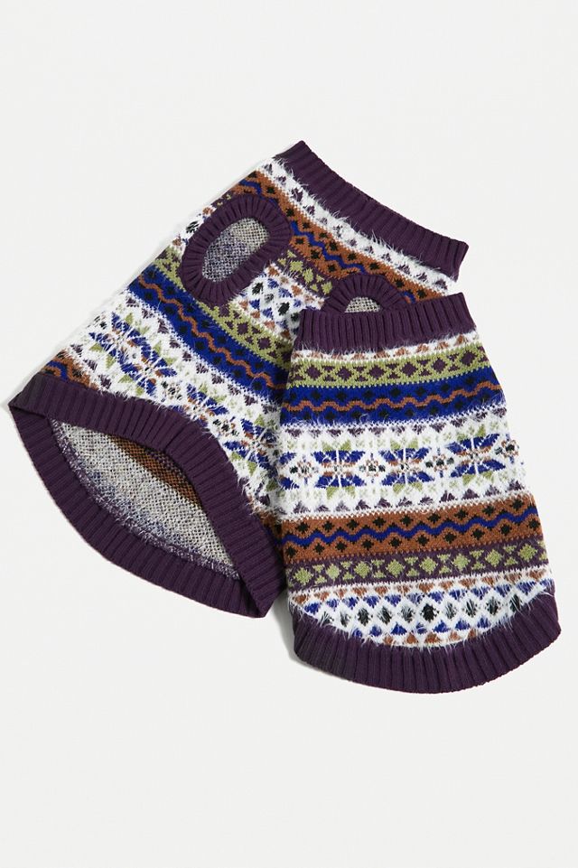 UO Petfitters - Pull pour chien en jacquard Fair Isle #3