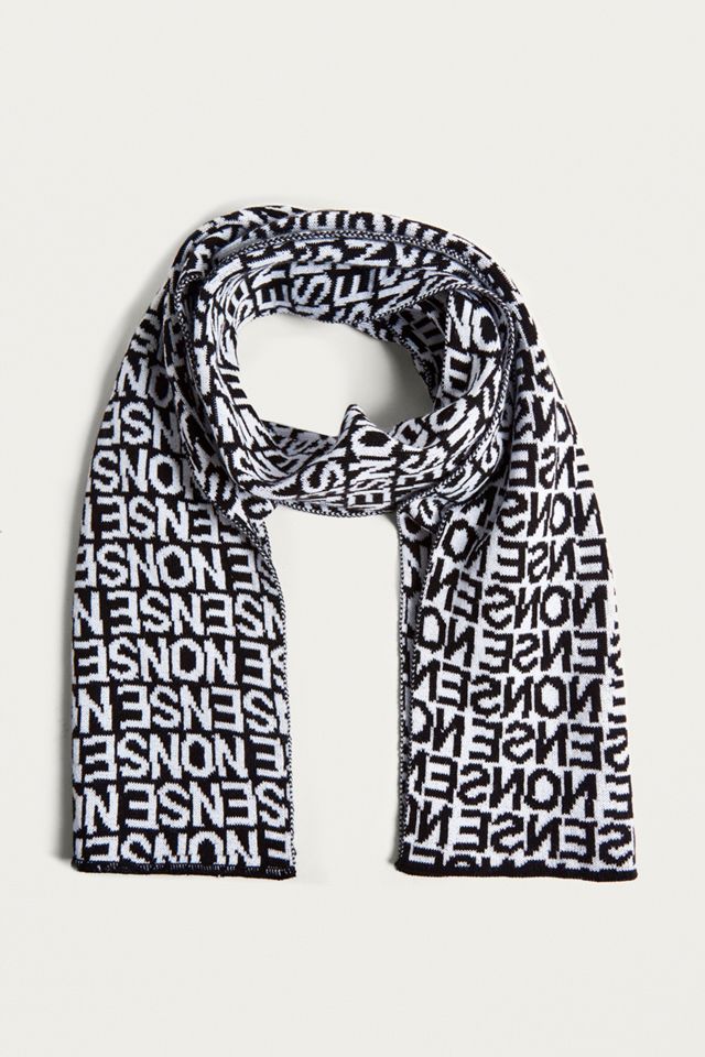 Nonsense Text Scarf | Urban Outfitters DE