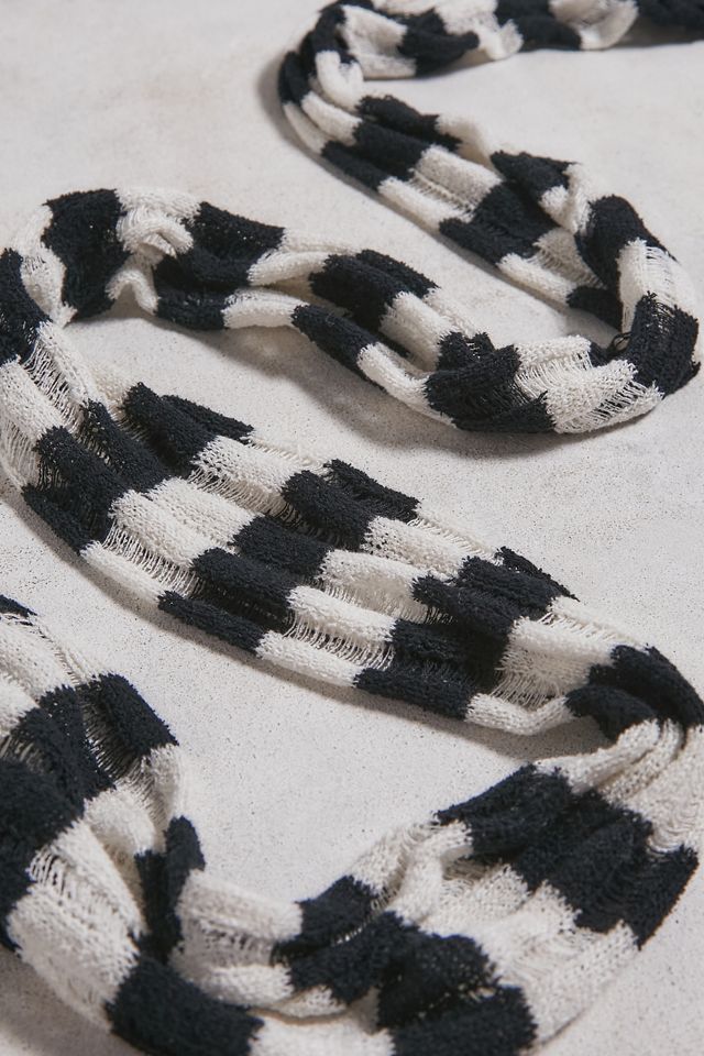 UO Laddered Knitted Scarf #3