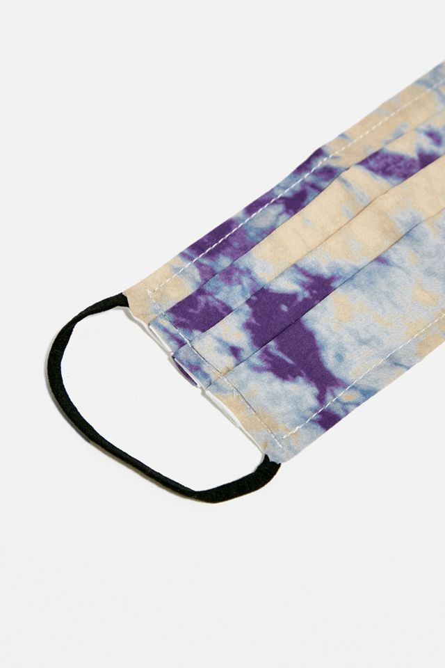 UO – Wiederverwendbare Batik-Gesichtsmaske mit Plisseefalten #1