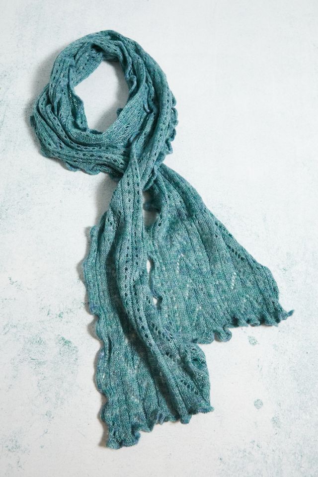 UO Olga Overlock Knit Scarf  #3