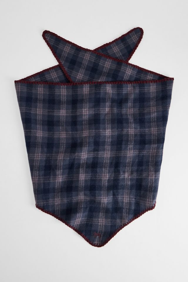 BDG Check Triangle Shawl Scarf #3