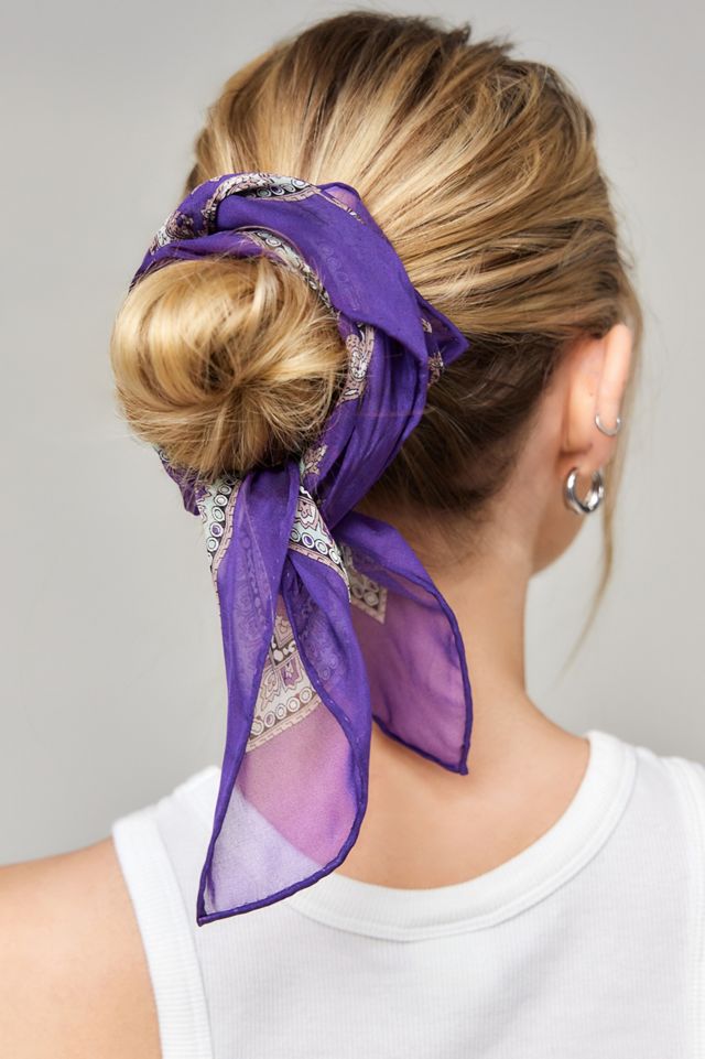 UO Paisley Silk Neck Scarf #2
