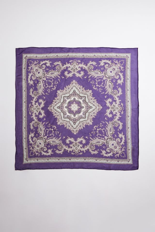 UO Paisley Silk Neck Scarf #4