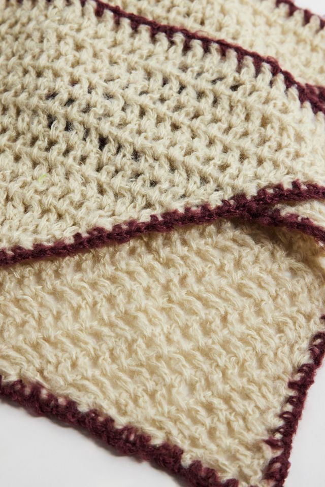 Contrast Knit Headscarf #4