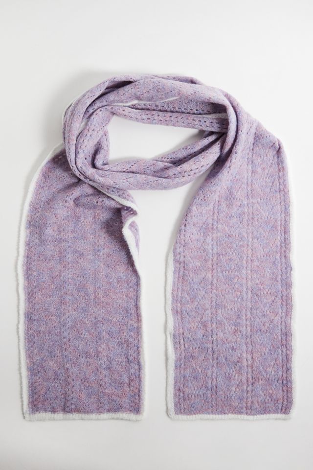 UO Pointelle Knit Scarf #1