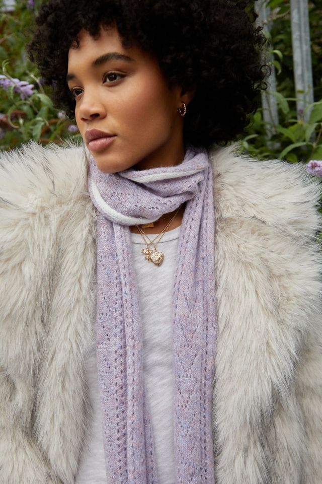 UO Pointelle Knit Scarf #2