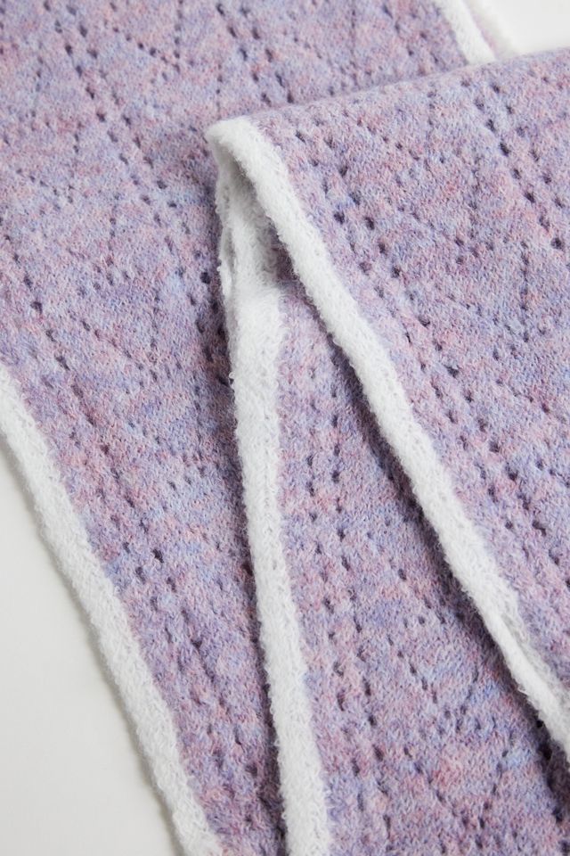 UO Pointelle Knit Scarf #4