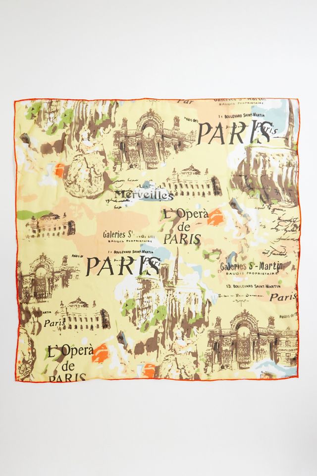 UO Printed Silk Neck Scarf #4